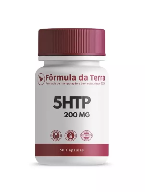 5Htp 200mg - 60 Cápsulas