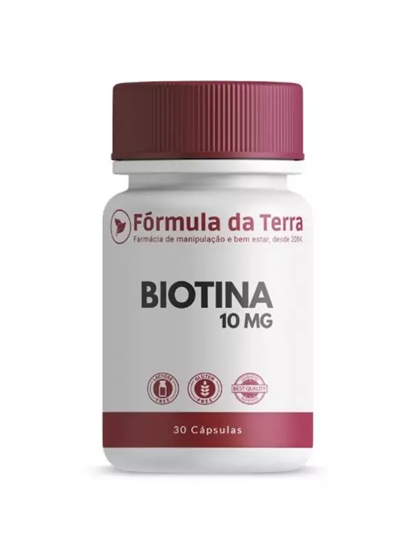 Biotina 10mg - 30 Cápsulas