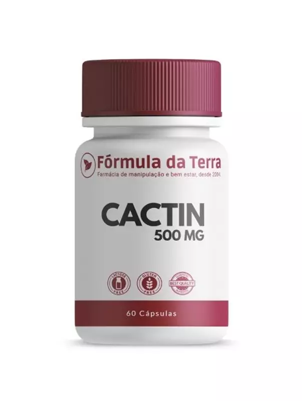 Cactin 500mg - 60 Cápsulas