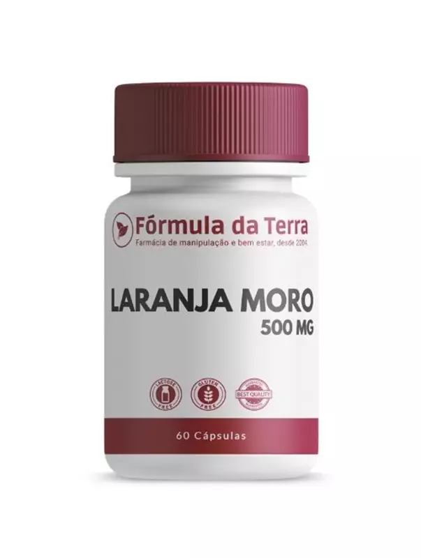 Laranja Moro 500mg - 60 Cápsulas