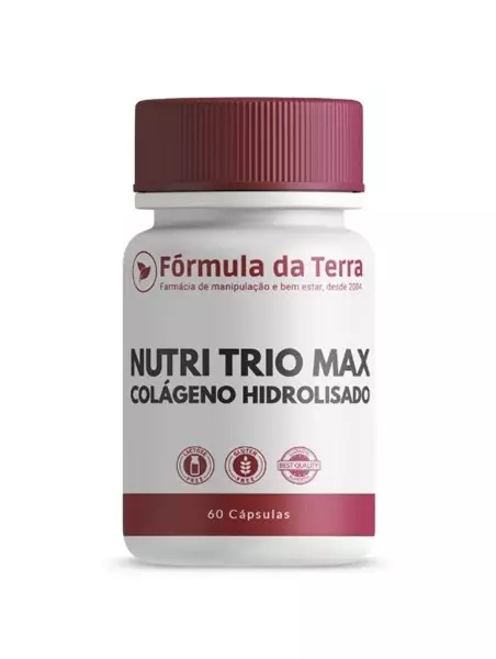 Nutri Trio Max Colágeno Hidrolisado - 60 Cápsulas