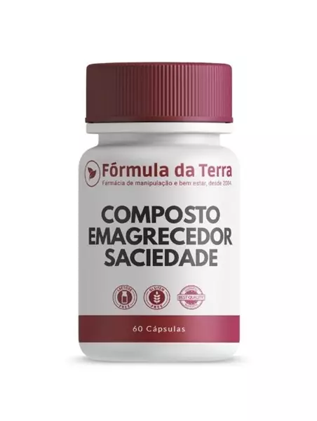 Composto Emagrecedor Saciedade - 60 Cápsulas