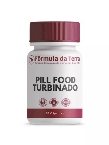 Pill Food Turbinado - 60 Cápsulas - Fórmula da Terra