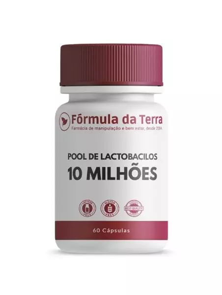 Pool De Lactobacillus 10 mlh - 60 Cápsulas