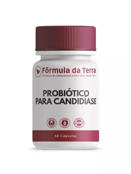 Probiótico para Candidíase - 60 Cápsulas Probiótico para Candidíase - 60 Cápsulas